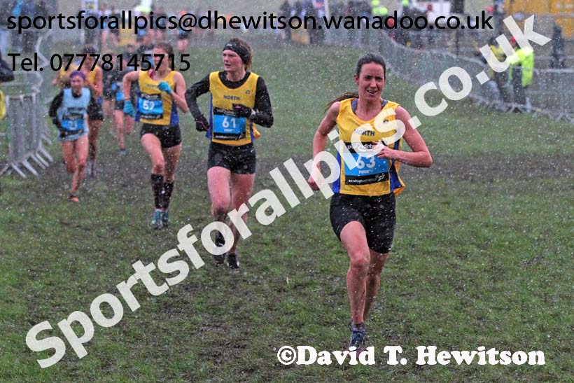Womens Inter District, Morrisons Great Edinburgh Cross Country. Photo: David T. Hewitson/Sports for All Pics